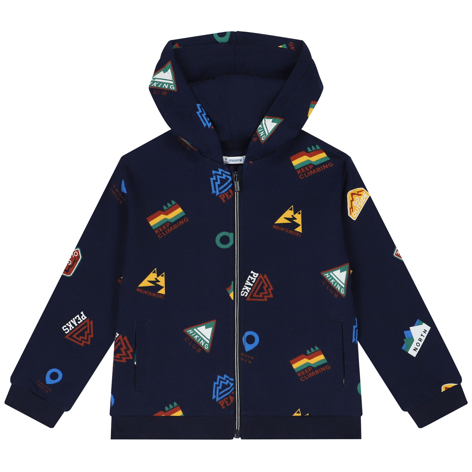 Boys Navy Blue & White 3-Piece Tracksuit, 1, hi-res